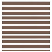 Vidaxl Zebra senčilo rjave 150x150 cm tkanina širina 145,9cm poliester