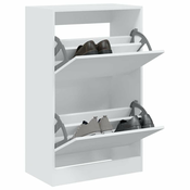 Ormaric za cipele bijeli 60x34x96,5 cm konstruirano drvo