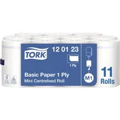 TORK Papirnate brisače TORK Standard, 1-plastne, 11 rolic, 120123