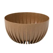 Lončena skleda Mira Eco Wood 300mm naravni les 80662