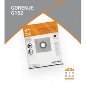 Jednokratne mikrofiber kese za usisivace gorenje tip gb2 5/1+motor filter g152-5f ( 3168 )