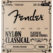 Fender 100 Classical Nylon Tie End Nylon strune za klasično kitaro (Kot novo)
