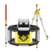 NIVEL SYSTEM Rotacijski laserski nivelir, rdeči ž. NL300R DIGITAL + SJJ32 +LS24
