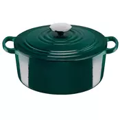 Litoželezni lonec za kuhanje Tefal Elegance 24 cm E2764604 zelen