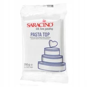 Saracino Masa cukrowa do okładania biała White Top Paste 250g -