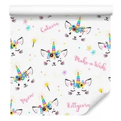 Tapeta Magic Kittens za dnevno sobo in spalnico 50x1000 cm