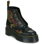 Dr. Martens SINCLAIR FLORAL BLACK WANAMA Črna