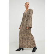 Obleka By Malene Birger rjava barva