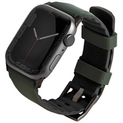 UNIQ strap Linus Apple Watch Series 4/5/6/7/8 / SE / SE2 / Ultra 42/44 / 45mm. Airosoft Siliconemoss green (UNIQ-45MM-LINUSGRN)
