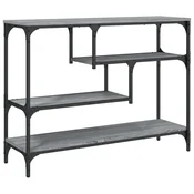 Vidaxl Konzolna mizica siva sonoma 100x30x75 cm inženirski les