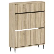 vidaXL omara za čevlje ZWOLLE 78 x 24 x 103 cm Inženirski les