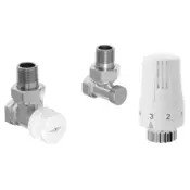 Mexen G01 kotni termostatski komplet, nikel - W913-012-918-01