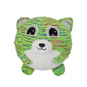 Alltoys Plišasta okrogla mačka z bleščečimi očmi 23 cm