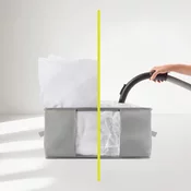 Vakuumska plastična škatla za shranjevanje oblačil 40x40x25 cm – Homéa