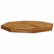 Vidaxl vidaXL Mizna plošča 40x40x2,5 cm osmerokotna masivna tikovina