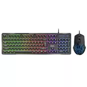 Genius Tastatura i miš Scorpion KM-GX3 Gaming RGB USB US, Crna