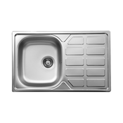 Deante Soul ZEO 3113 Sudopera, 1 korito, 16cm, Celicna, Inox