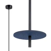 Sollux SL.1881 - Luster na sajli FELTRO 1xG9/8W/230V crna/plava