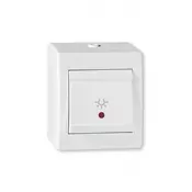 Taster za svetlo PVC IP44 10A 250V