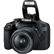 CANON D-SLR fotoaparat EOS 2000D + objektiv EFS 18-55IS