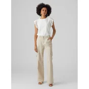 Vero Moda Majica 10286067 Bela Loose Fit