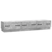 TV ormar Betonska siva 147 x 34,5 x 27 cm Konstruirano drvo