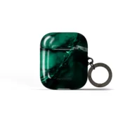 Obal pro Apple AirPods 1 - Dark emerald