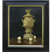 Samovar, Ulje na platnu, 60 x 50 cm