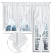 shumee ZAVESA za okno, balkon, komplet VOILE, obroba za dnevno sobo, spalnico 400x145 200x250
