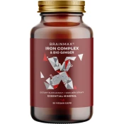 BrainMax Iron Complex, železov bisglicinat, 25 mg, 50 rastlinskih kapsul
