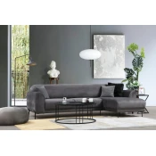 Atelier del Sofa Ugaona garnitura 96x85x287cm Antracit