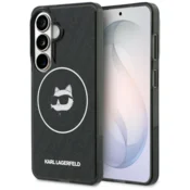 Originalen KARL LAGERFELD ovitek IML MagSafe Samsung Galaxy S26 5G - Choupette - črn - KLHMS26SHMKBCHOK