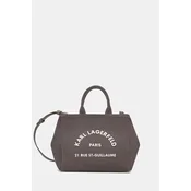 Karl Lagerfeld crossbody torbica ženska bombažna K/RSG CONV.