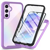 Overboard Ovitek za Samsung Galaxy A55 5G, odporen na udarce, s folijo, vijoličen