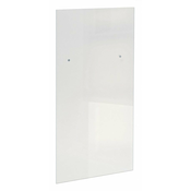 Stranica iz kaljenega prozornega stekla ARCHITEX LINE, 905 x 1997 x 8 mm, z odprtinami za drog za brisačo - Antidrop
