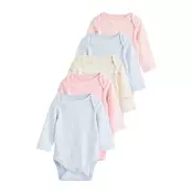 Next Pajac/bodi  svetlo modra / svetlo rumena / roza