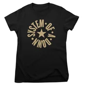 System of a Down Circle Star Logo Black M Ženske Majica