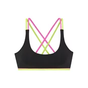 BUFFALO Bikini zgornji del  limeta / roza / črna