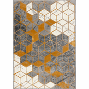 Oker rumena/siva preproga 80x150 cm Soft – FD
