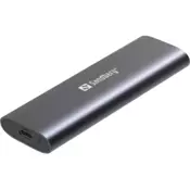 Sandberg USB 3.2 M.2 NVMe ohišje za SSD disk