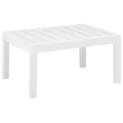Den Vrtna mizica bela 78x55x38 cm plasticna