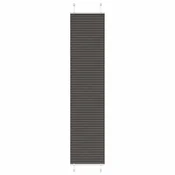 Plisirana zavjesa Crna 45x200 cm Širina tkanine 44,4 cm Poliester