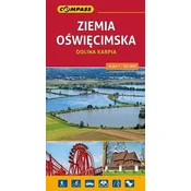 Compass Oświęcim Land, Dolina krapov 1:50.000. Turistični zemljevid. Kompas.