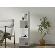 Regal Kailua 1128 Odprta, Iverna plošča, 95x25x27cm, Bela