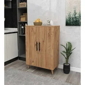 Hanah Home višenamenski ormaric 3 Raf 2 Kapak, 65 cm, atlantski bor