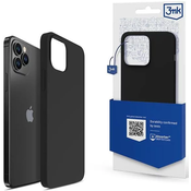 3MK Silicone Case iPhone 12 Pro Max 6,7 black (5903108499026)