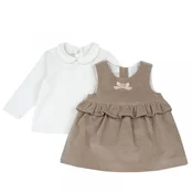 Chicco komplet 2/1 (majica dr, haljina), devojcice