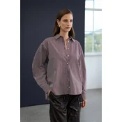 Trendyol Studio Ženska košulja Twoaw26Go00107, Bordeaux-Multicolor