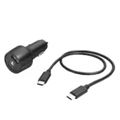 HAMA Auto punjac USB-C+USB-A 30W kabl 1m