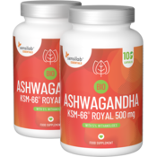Essentials Bio Ashwagandha KSM-66 Royal 500mg, visok odmerek - vegansko, 200 kapsul